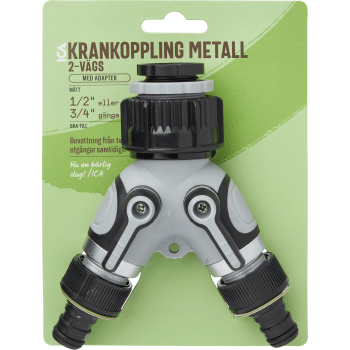 Krankoppling metall 2-vägs.