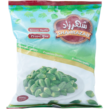 Fryst okra zero 400g Shahrzad.