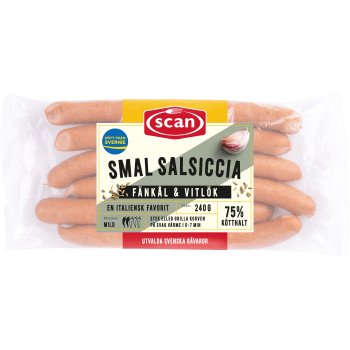 Kryddkorv Salsiccia Smal 240g Scan.
