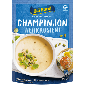Champinjonsoppa 107g Blå Band.
