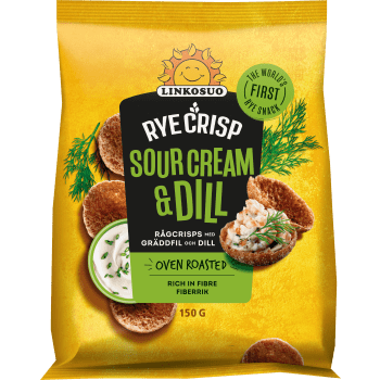 Rågchips Sourcream & Dill 150g Surdeg Linkosuo.