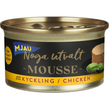 Kattmat Mousse Kyckling 85g Mjau Noga Utvalt.