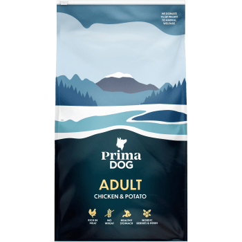 Hundmat Kyckling och Potatis Adult 10 kg PrimaDog.