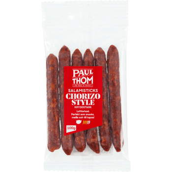 Salami Sticks Chorizo 100g PAUL och THOM.