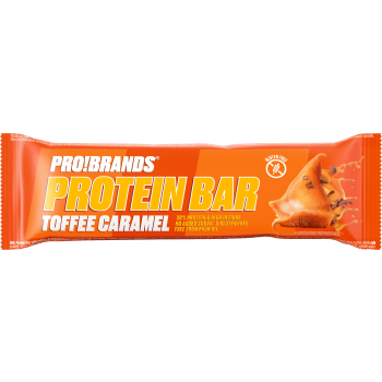 Proteinbar Toffee Caramel glutenfri 45g ProteinPro.
