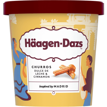 Glass Churros & cinnamon 420ml Häagen Dazs.