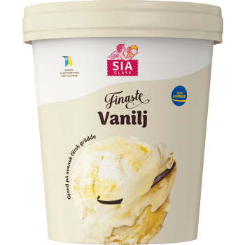 Gräddglass Vår Finaste Vanilj 500ml SIA Glass.