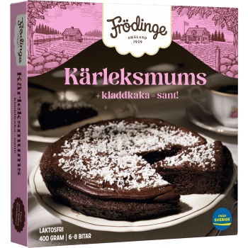 Kärleksmums kladdkaka 400g Frödinge.
