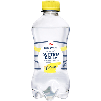 Kolsyrat Vatten Citron 33cl ICA.