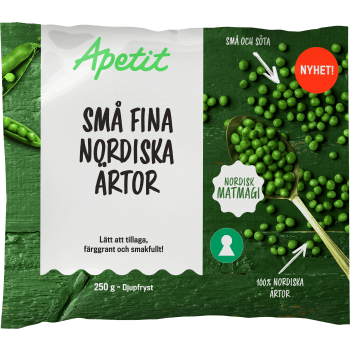 Små fina nordiska ärtor 250g Apetit.
