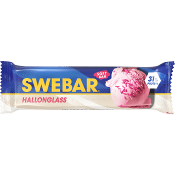 Proteinbar Hallonglass 55g Swebar.