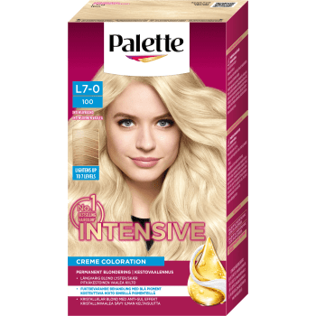 Hårfärg L7-0 Intensivblond Permanent Blondering 1-p Palette.
