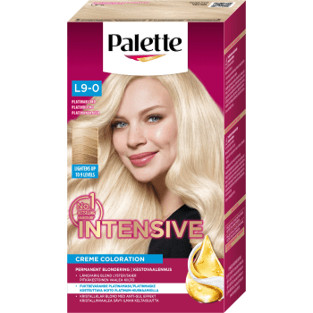 Hårfärg L9-0 Platinablond Permanent Blondering 1-p Palette.