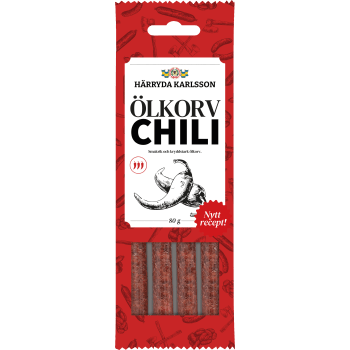 Ölkorv Chili 4-p 80g Härryda Karlsson.
