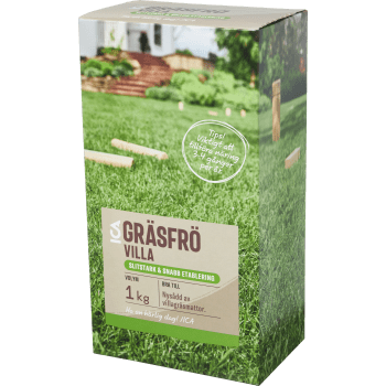 Gräsfrö Villa 1kg ICA Garden.