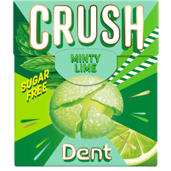 Pastillask Crush Minty Lime 25g Dent.