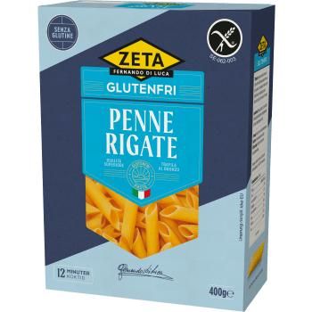 Penne Rigate Glutenfri 400g Zeta.