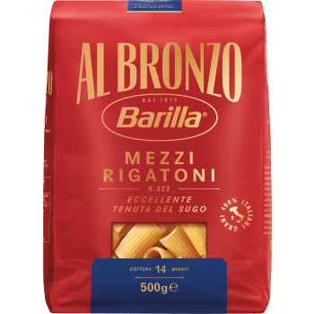 Mezzi Rigatoni Al Bronzo 500g Barilla.