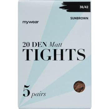 Strumpbyxa 5p 20Den Sunbrown 44/50 mywear.