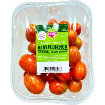Babyplommontomater Röda 250g Klass 1 Daily Greens.