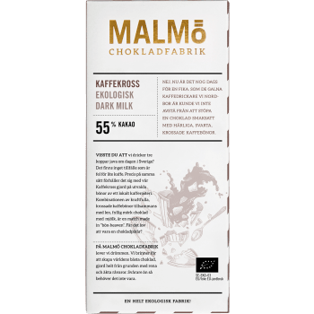 Choklad Kaffekross 55% 80g Malmö Chokladfabrik.