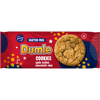 Dumle Cookies glutenfria 140g Fazer.