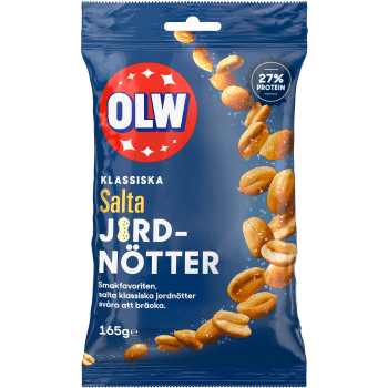 Jordnötter Salta 165g OLW.