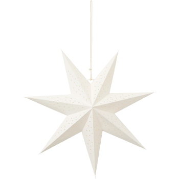 Stjärna Tilda vit 45cm ICA.