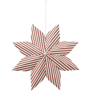 Stjärna röd rand 50cm ICA.
