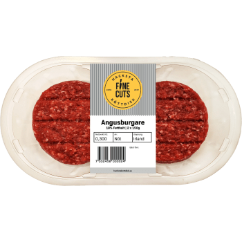 Angusburgare Färsk 300g Hacksta Köttdisk.