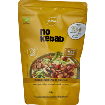 Köttersättning No Kebab Ekologisk 108g DAVA.