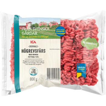 Högrevsfärs Färsk 800g ICA.