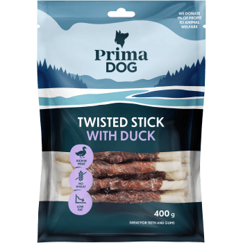 Tuggpinne med anka 45-p 400g PrimaDog.