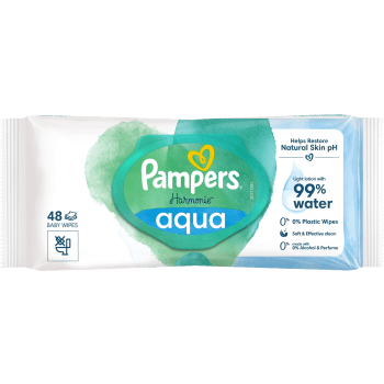 Våtservetter Aqua Harmonie Wipes 48p Pampers.