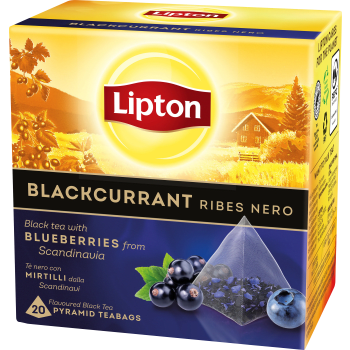 Te Svart Blackcurrant Pyramid 20p Lipton.