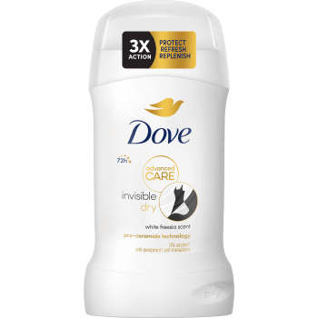 Deodorant 72h Advanced Invisible Dry Stick 50ml Dove.