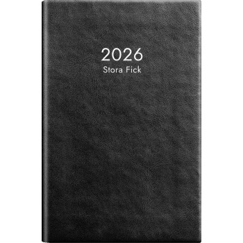Kalender Stora Fick svart 2026.