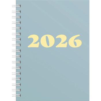Kalender Klara Blå A6 2026.