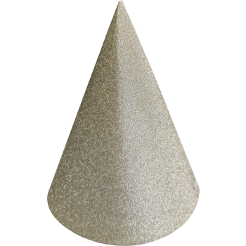 Partyhatt mini guldglitter 4-p Festive.