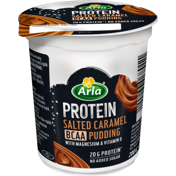 Protein Salted Caramel Pudding Laktosfri 200g Arla®.