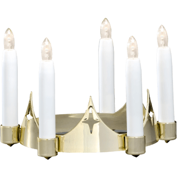 Luciakrona Guld Konstsmide.