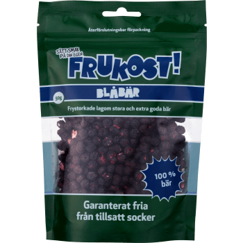 Blåbär Frystorkade 50g Frukost!.