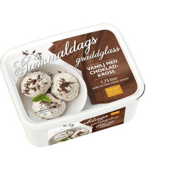 Gräddglass Chokladkross 1,75L Triumf Glass.