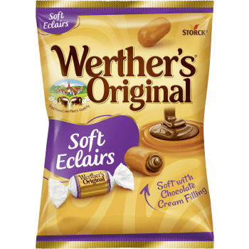 Godispåse Gräddkola Mjuk Eclair 125g Werthers original.