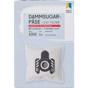Dammsugarpåse 1002 5-p ICA.