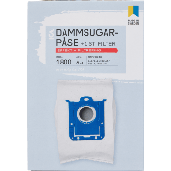 Dammsugarpåse 1800 5-p ICA.