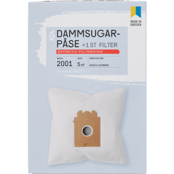Dammsugpåse 2001 5 ICA.