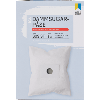 Dammsugpåse SOS ST 3-p ICA.