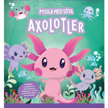 Pyssla med söta axolotler.