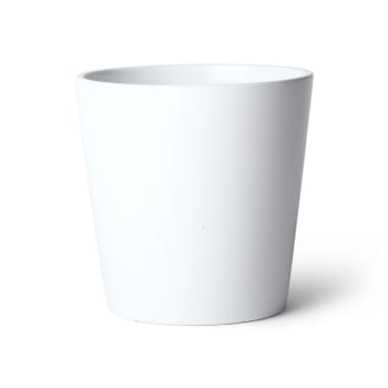 Kruka Bas 12,5cm vit.
